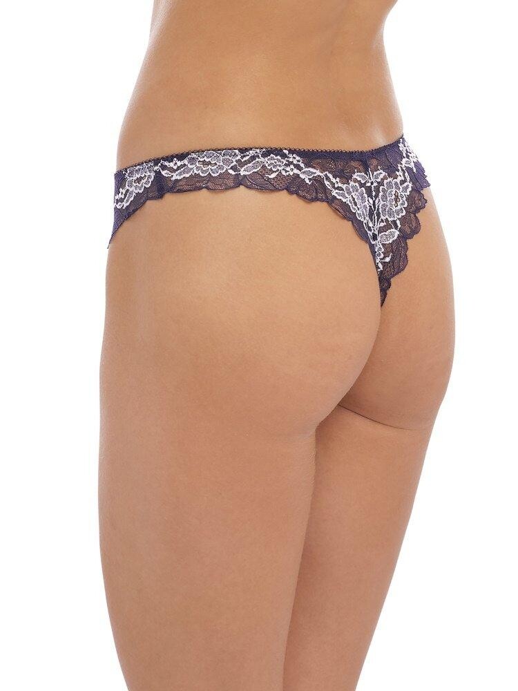 

Кружево Perfection Tanga Evening Blue Wacoal, синий