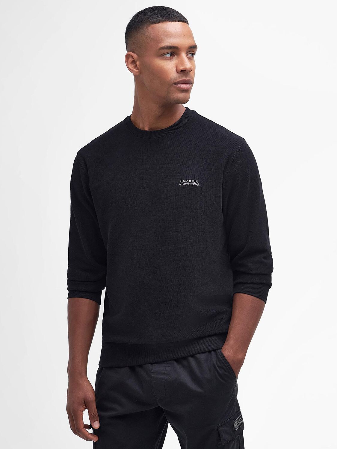 

Толстовка с круглым вырезом International Apex Barbour, черный