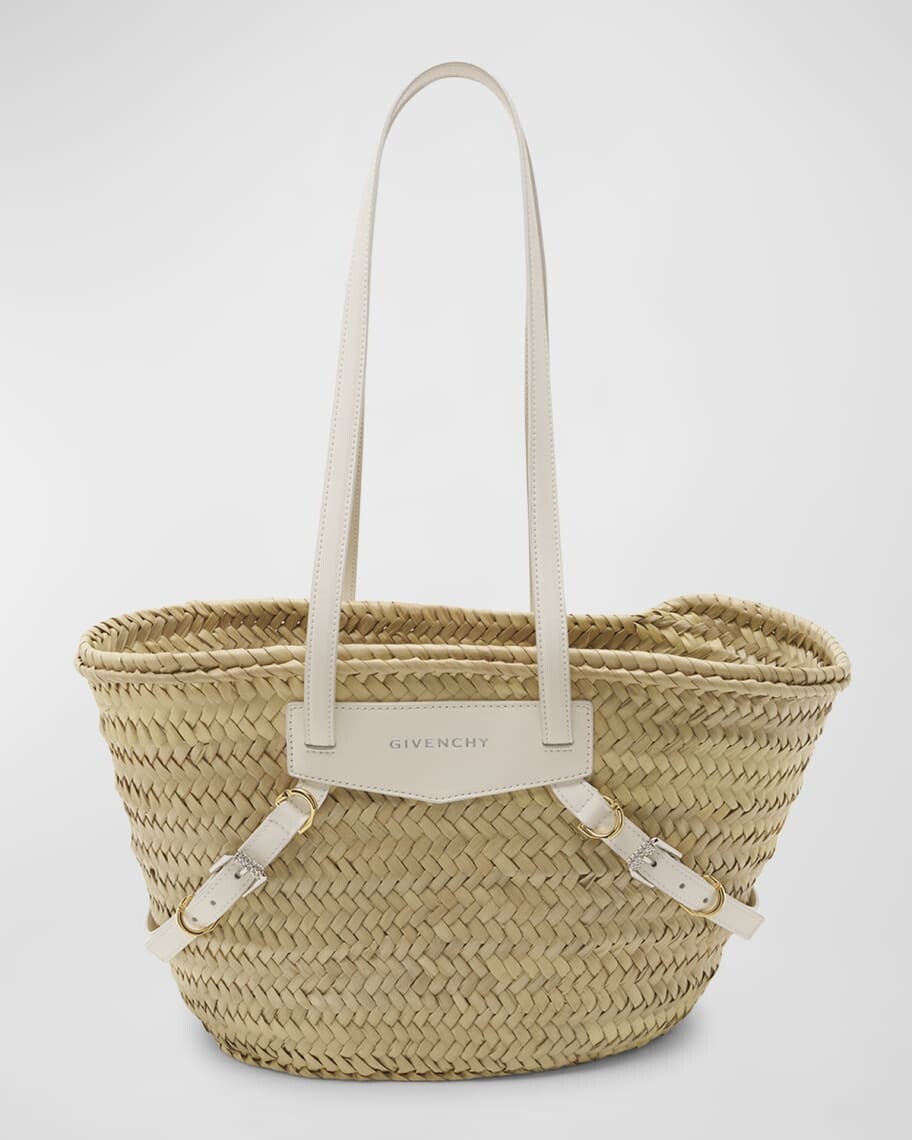 

Маленькая сумка-тоут Plage Voyou из рафии Basket Basket Givenchy
