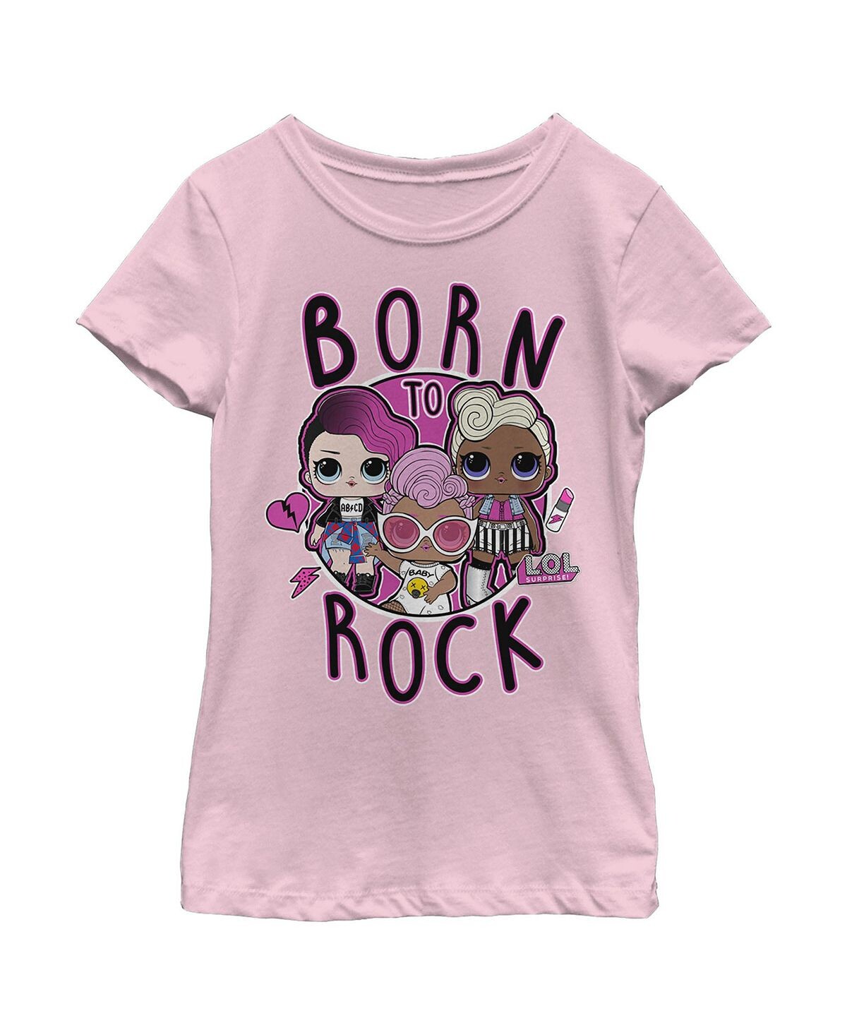 

Детская футболка L.O.L Surprise Born to Rock Babies для девочек MGA Entertainment