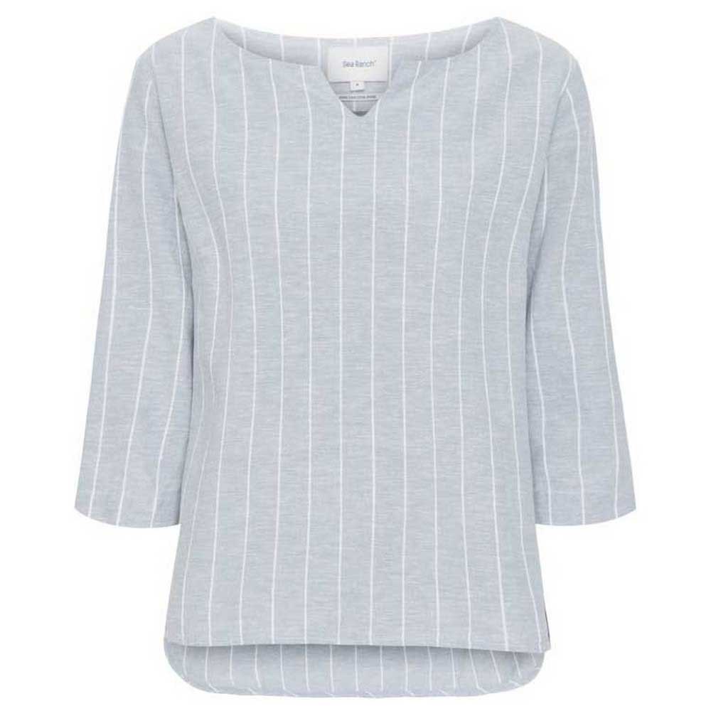 

Футболка Sea Ranch Corrie 3/4 Sleeve V Neck, синий