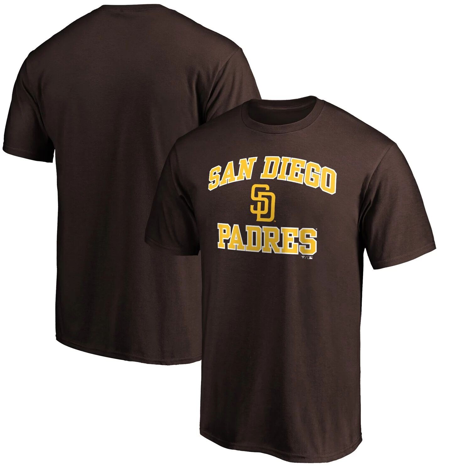 

Мужская коричневая футболка с логотипом San Diego Padres Heart & Soul Fanatics, Коричневый