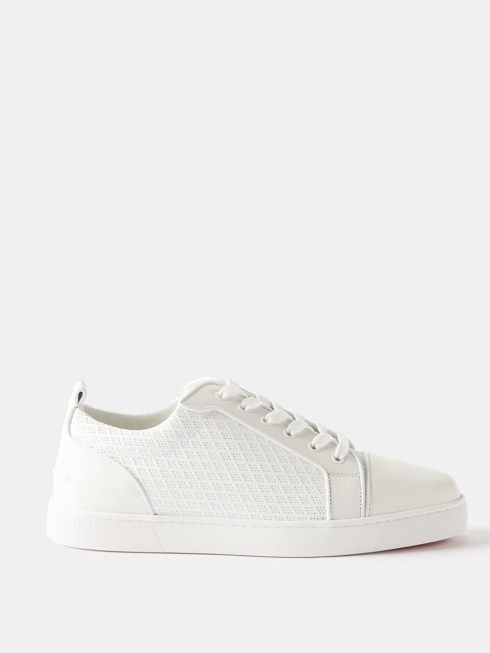 

Кроссовки louis junior из перфорированной кожи Christian Louboutin, белый
