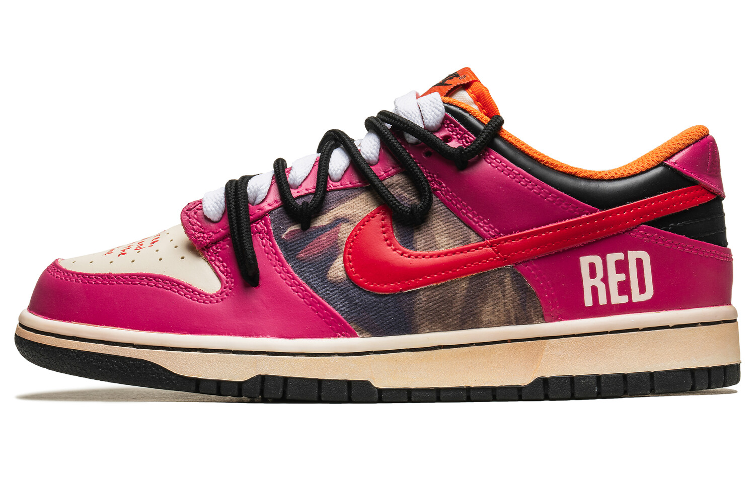 

Кроссовки Nike Dunk Skateboarding Shoes Women's Low-top Red, розовый