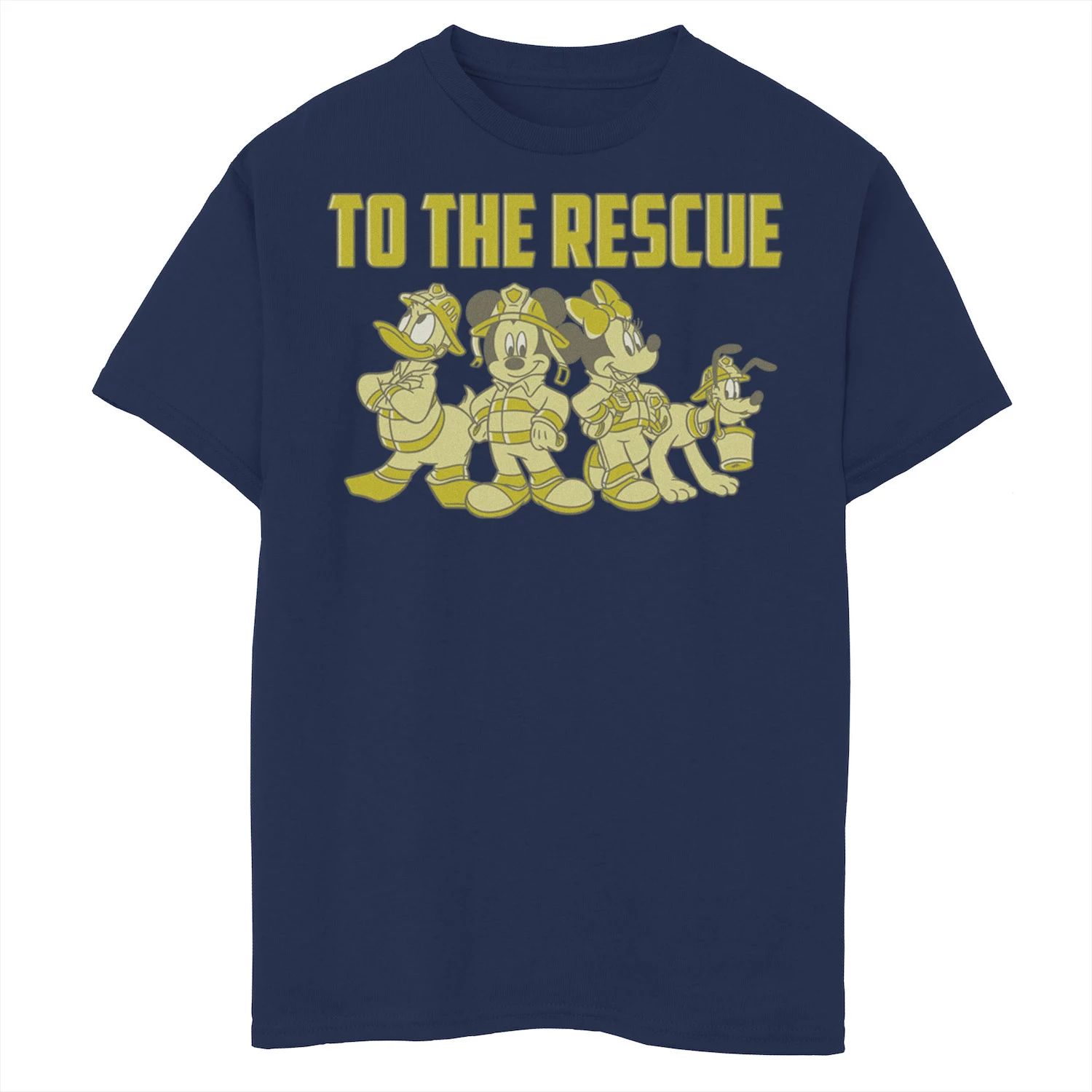Футболка с рисунком «Микки Маус и друзья» Disney для мальчиков 8–20 лет «Пожарные спешат на помощь» Disney