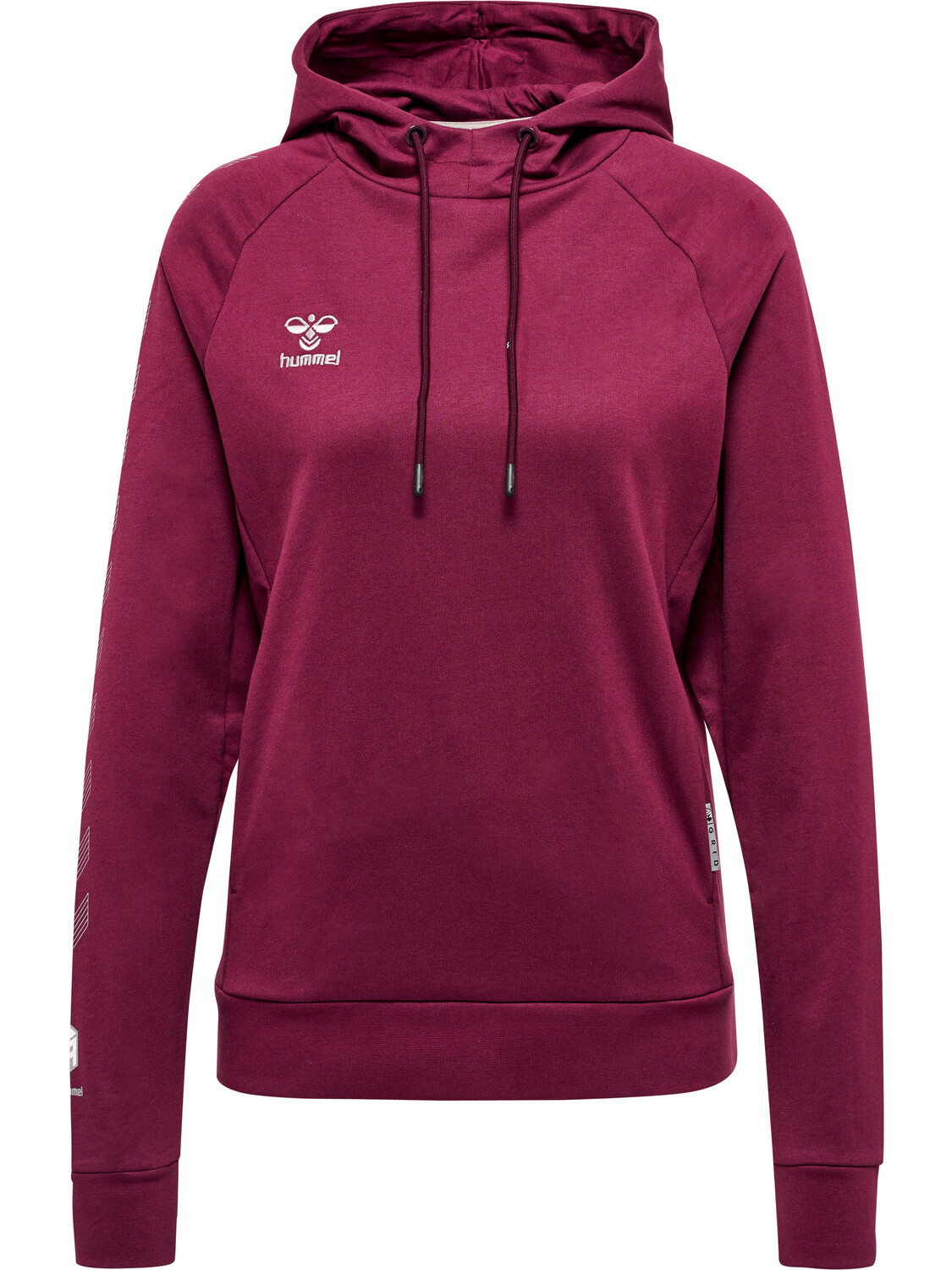 

Толстовка Hummel Hoodie Hmlmove Grid Cotton Hoodie Woman, цвет GRAPE WINE