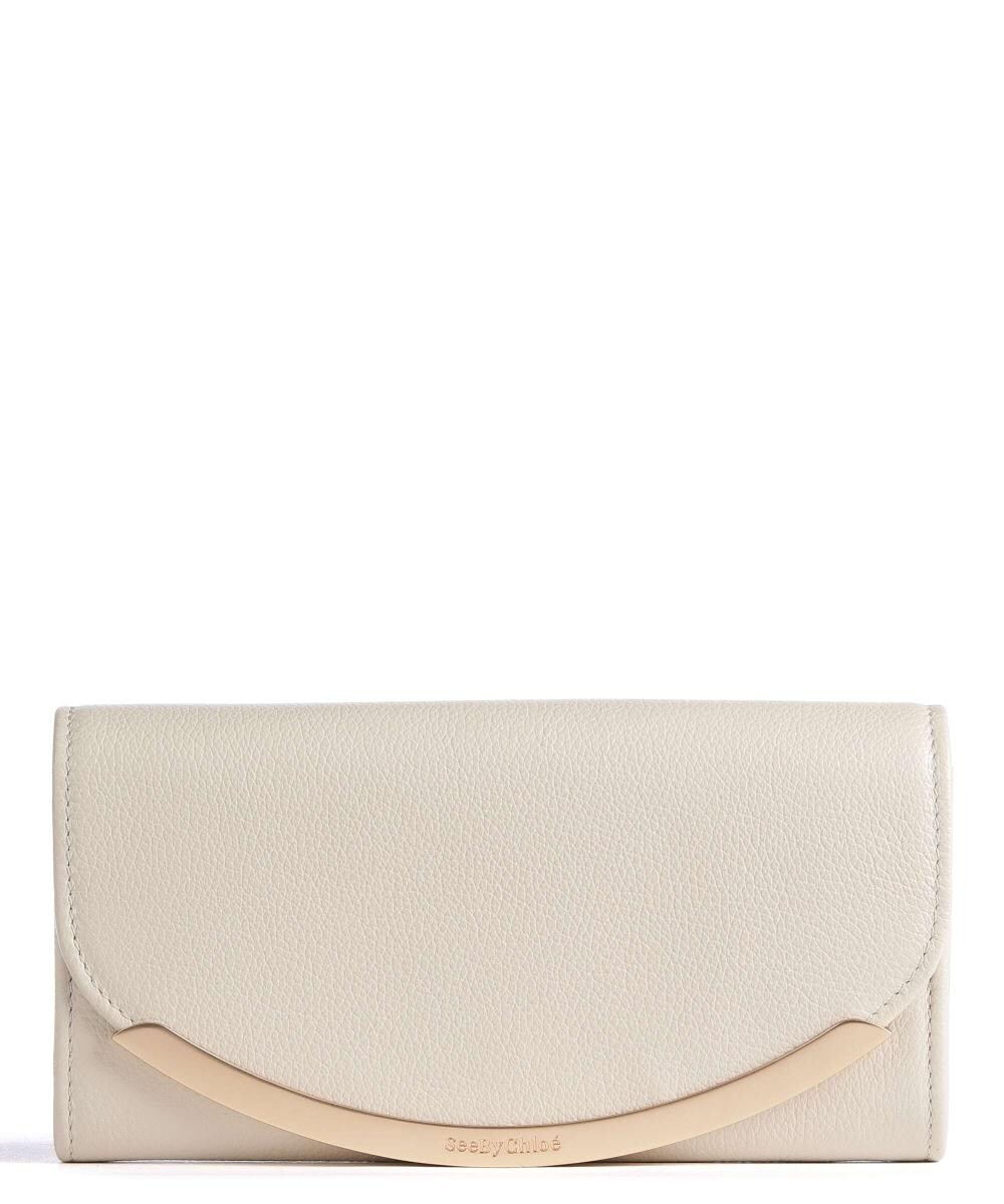 

кошелек Lizzie из зерненой козьей кожи See By Chloé, бежевый