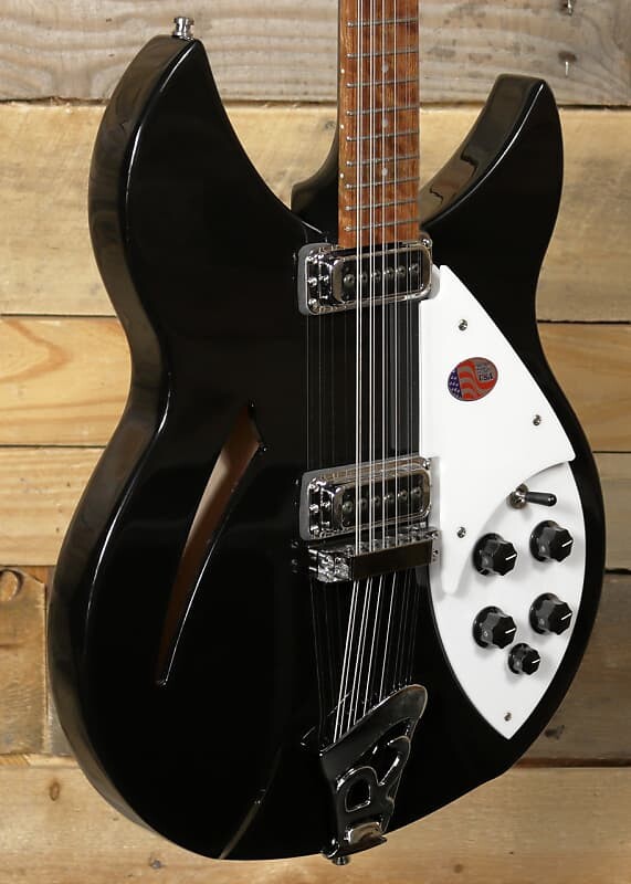 

Электрогитара Rickenbacker 330-12 Semi-Hollow Jetglo Special Sale Price Until 1-31-24