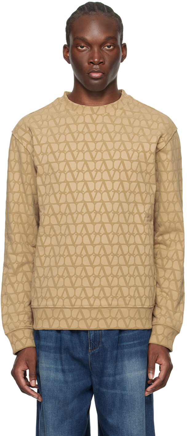 

Бежевый свитшот Toile Iconographe Valentino