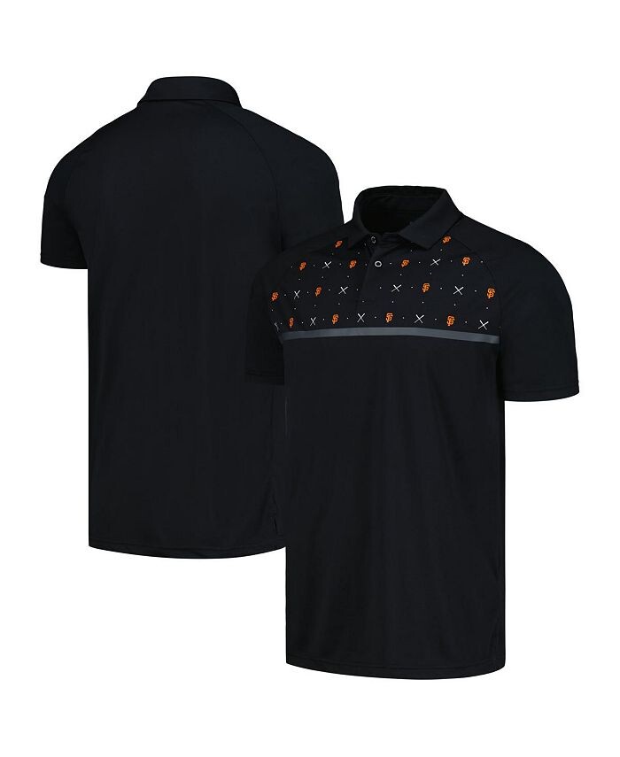 

Мужская черная рубашка-поло реглан San Francisco Giants Sector Batter Up LevelWear, черный