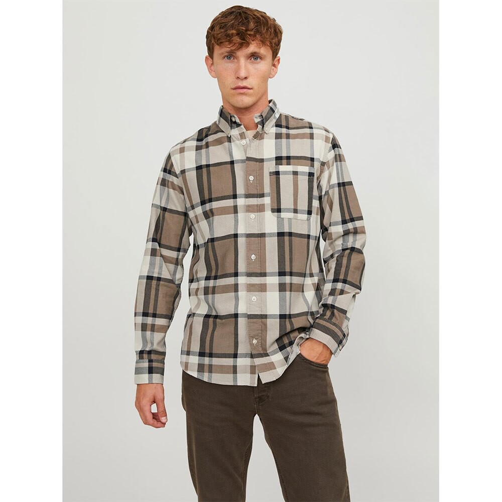 

Рубашка Jack & Jones Blubrook Cord X-Mas, коричневый