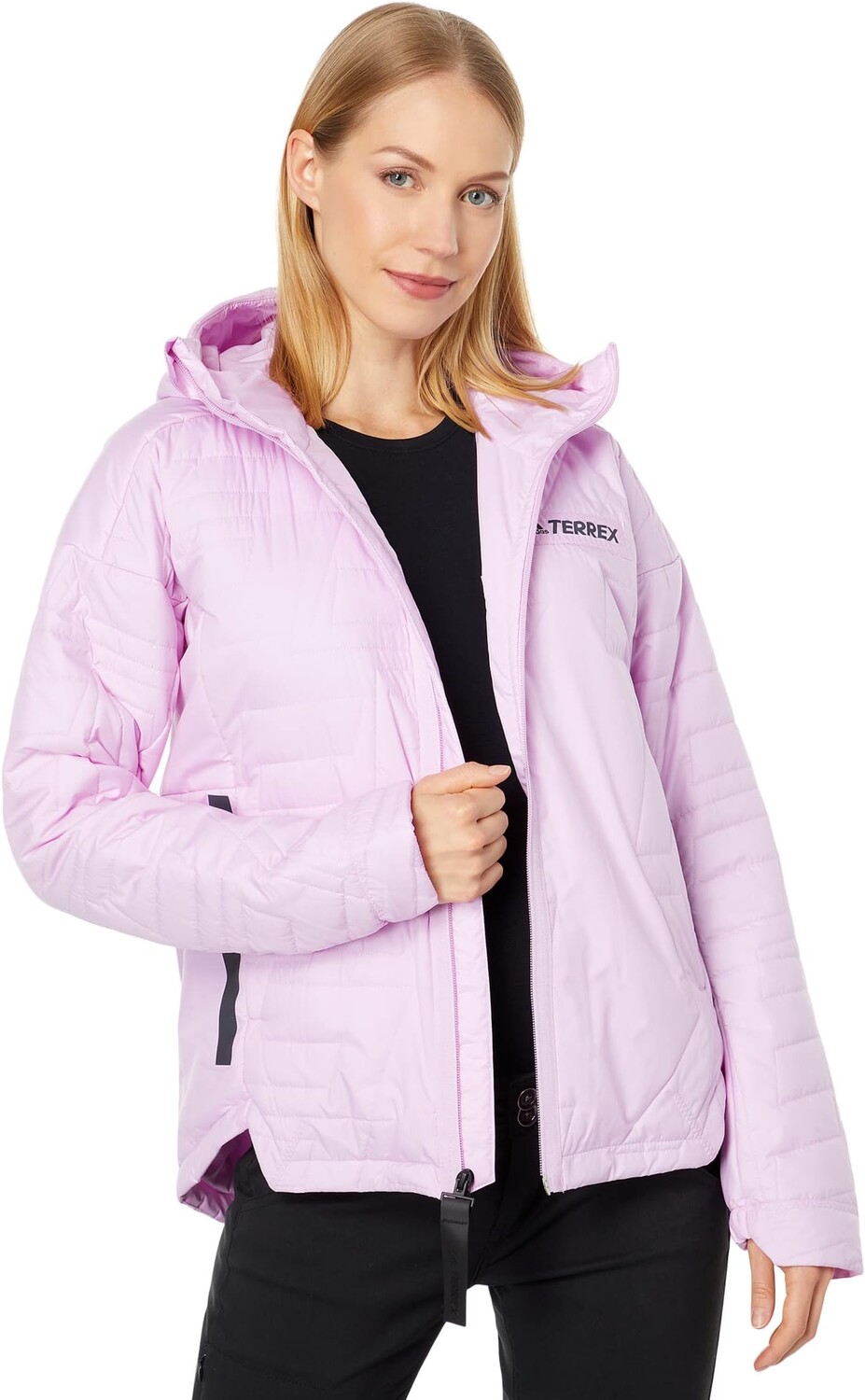 

Terrex MYSHELTER Primaloft Стеганая куртка с капюшоном adidas, цвет Bliss Lilac