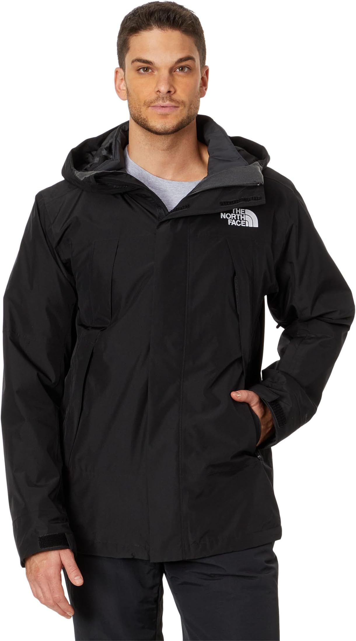 

Куртка Clement Triclimate Jacket The North Face, цвет TNF Black/Asphalt Grey