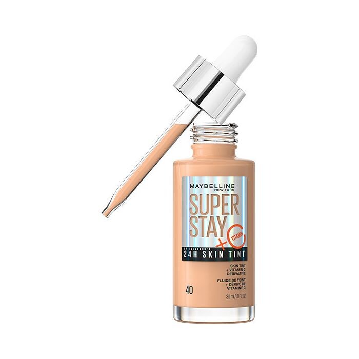 Набор косметики SuperStay Skin Tint + Vitamina C 24h base de maquillaje Maybelline New York, 40 минеральный тинт lavera mineral skin tint 27 мл