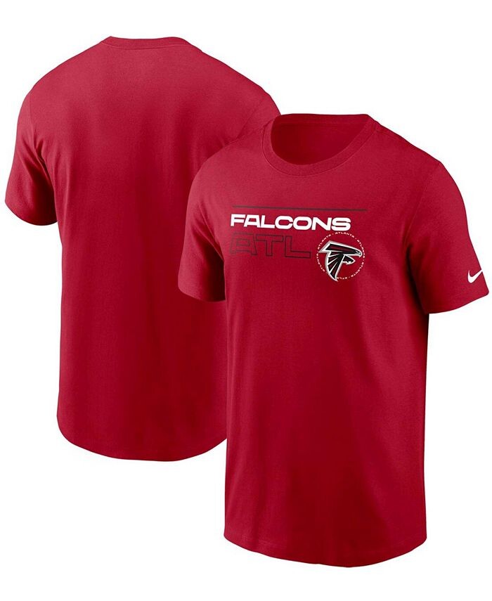 

Мужская красная футболка Atlanta Falcons Broadcast Essential Nike, красный