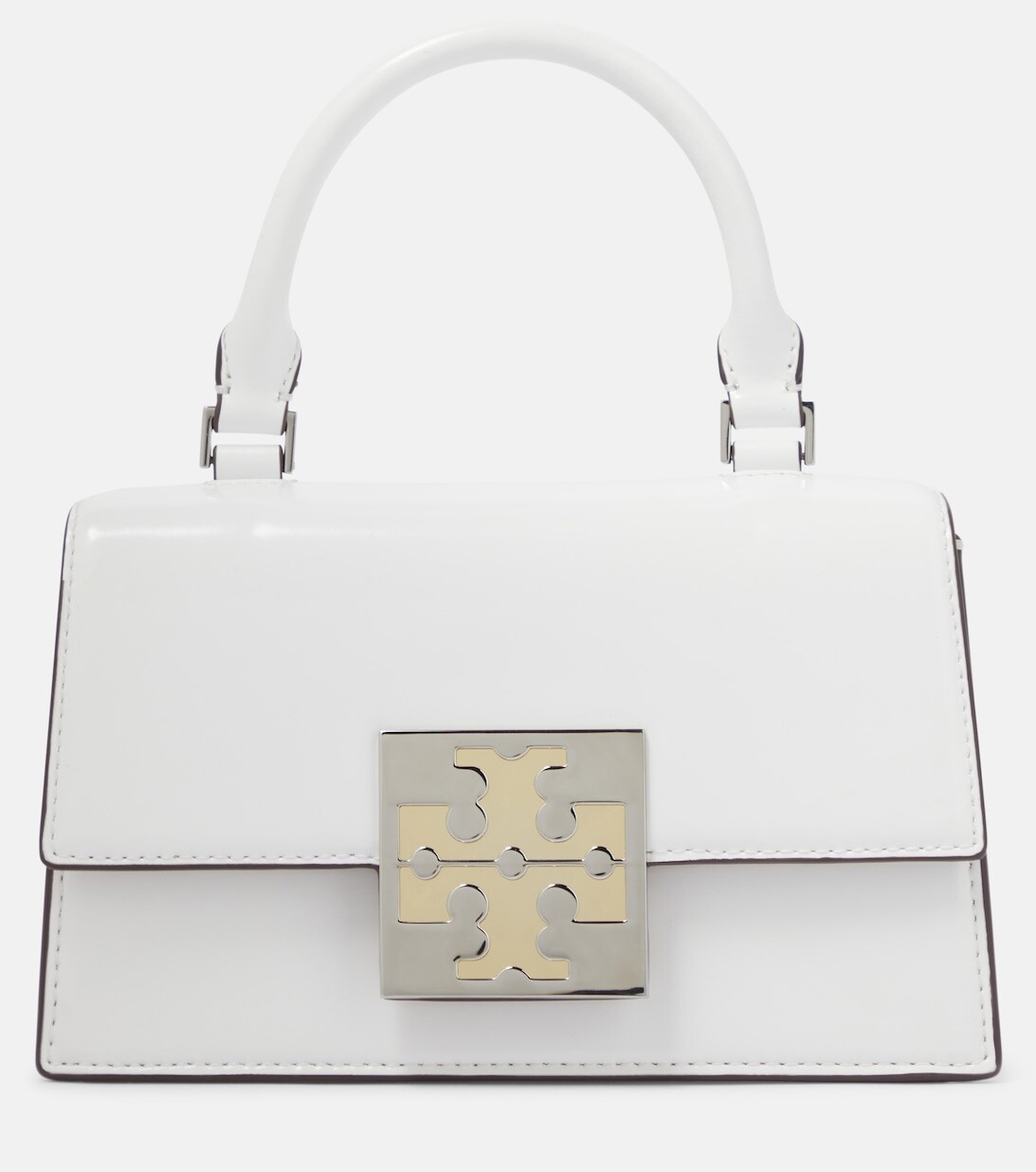 

Сумка-тоут с логотипом Double T Tory Burch, белый