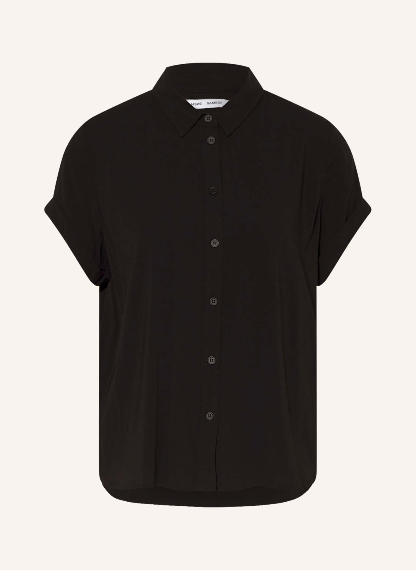 Рубашка блузка SAMSØE SAMSØE MAJAN, черный