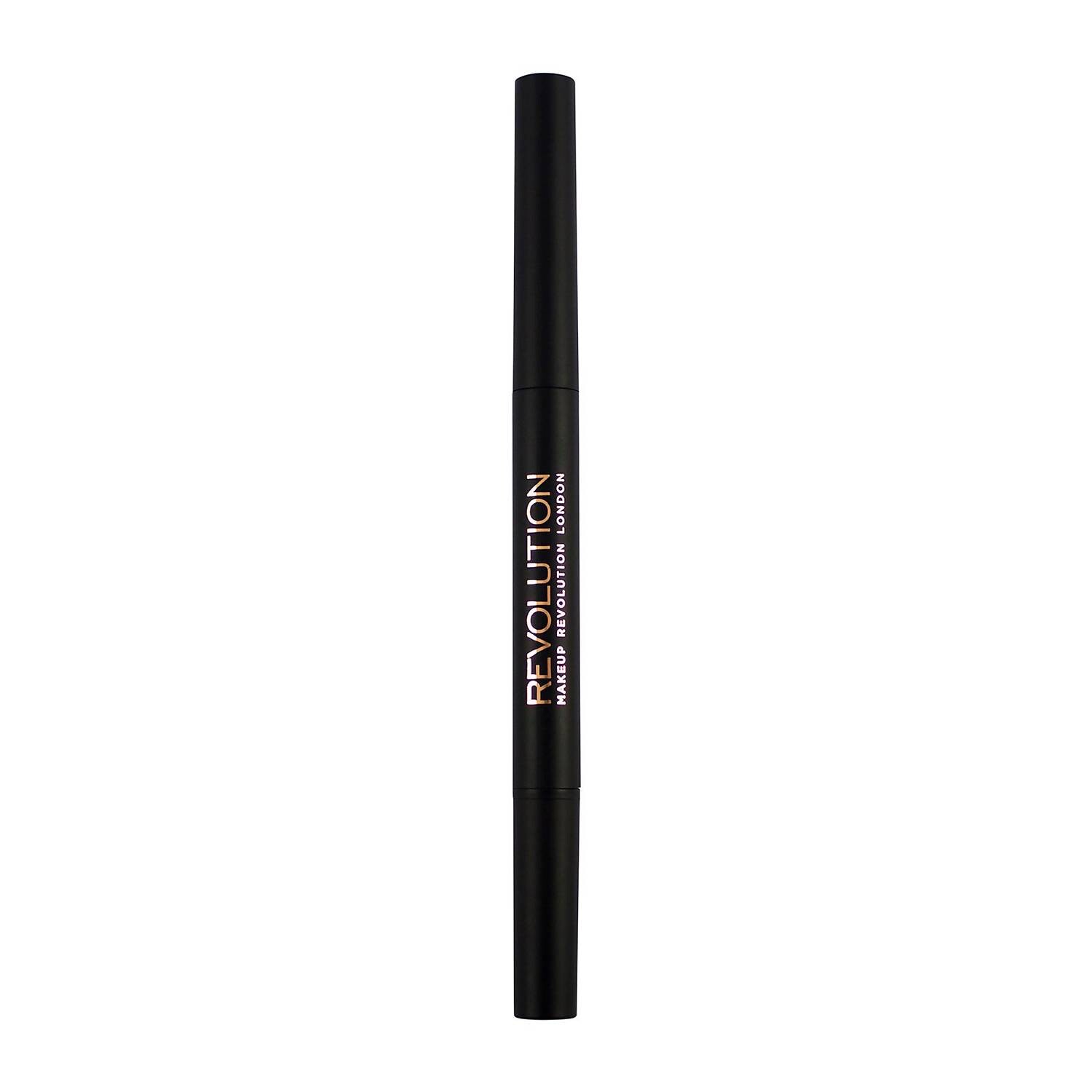 

Карандаш для бровей Makeup Revolution Duo, Dark Brown