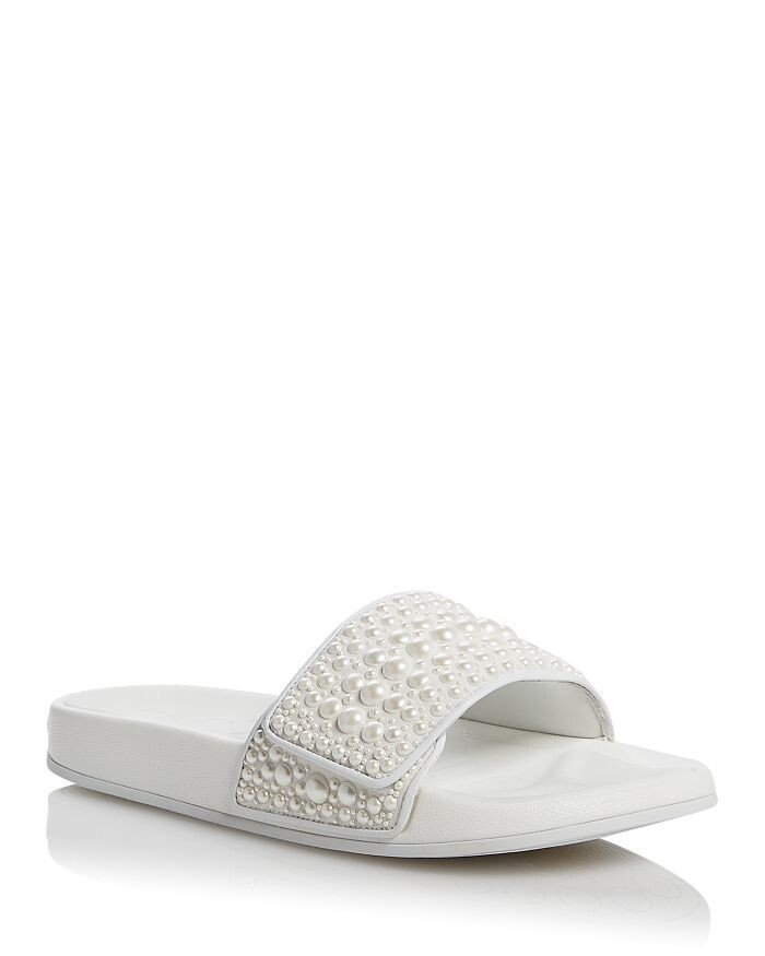 

Женские шлепанцы с украшением Fitz Jimmy Choo