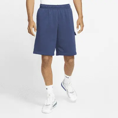 

Шорты Nike Sportswear Club, цвет Midnight Navy/Midnight Navy/White