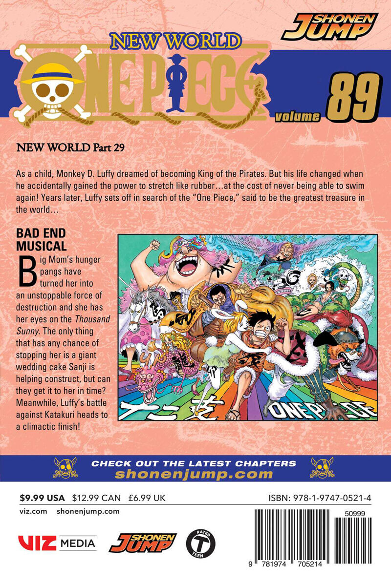 

Манга One Piece Manga Volume 89