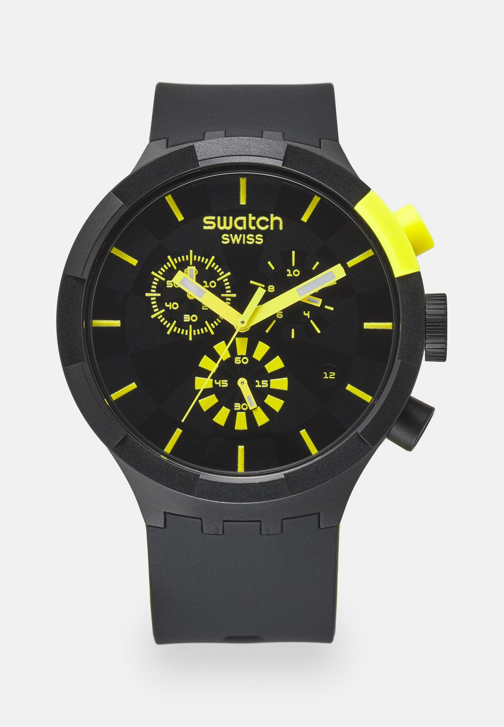 Хронограф Racing Pleasure Swatch, цвет black/yellow