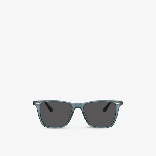 OV5419SU Lachman Sun солнцезащитные очки в квадратной оправе из ацетатного стекла Oliver Peoples, синий