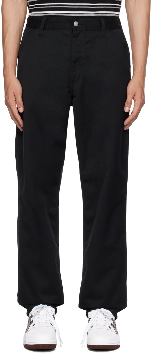 

Черные простые брюки Carhartt Work In Progress, Черный