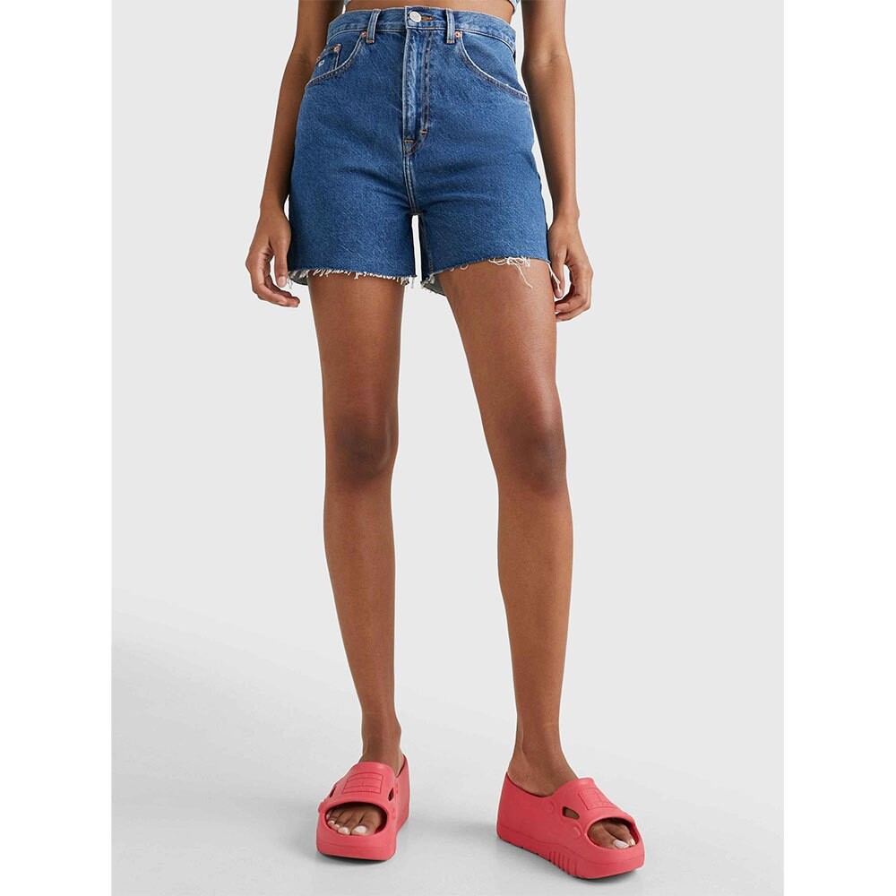 

Шорты Tommy Jeans Mom Bg0032 Denim, синий
