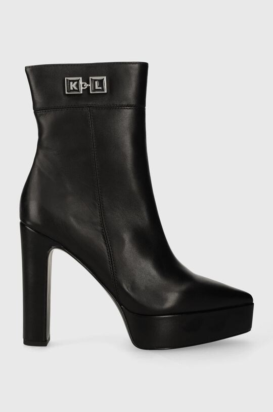 

Кожаные ботильоны SOIREE PLATFORM Karl Lagerfeld, черный