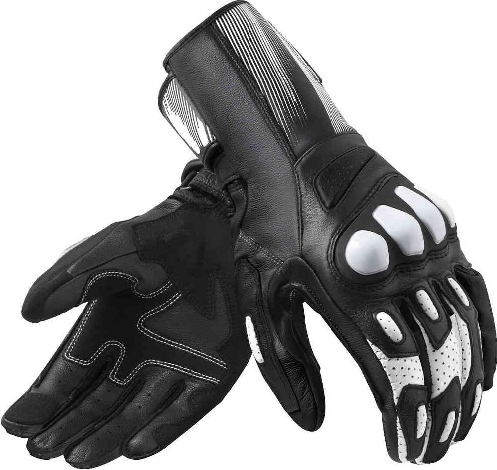 Мотоциклетные перчатки Metis 2 Revit, черно-белый
