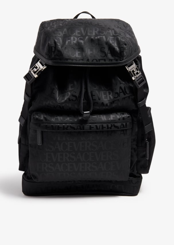 Рюкзак Versace Versace Allover Neo Nylon, черный