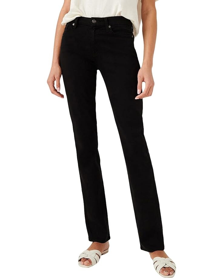 

Джинсы 7 For All Mankind Kimmie Straight in B(Air) Black, черный