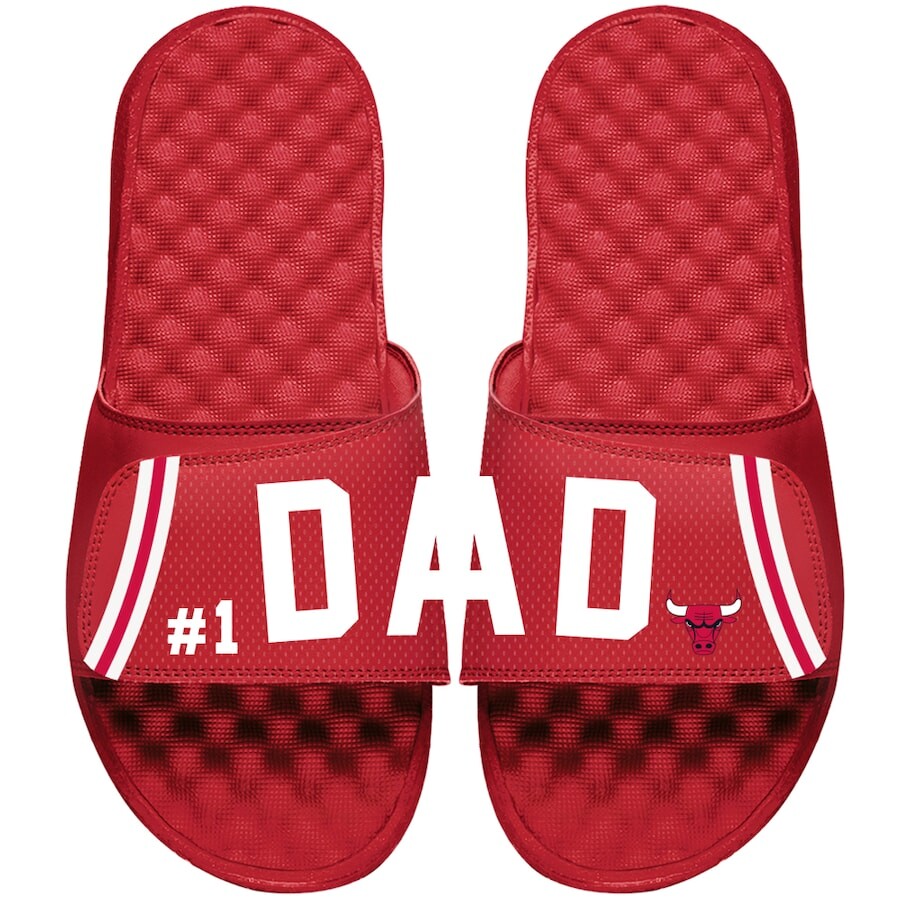 

Шлепанцы ISlide Chicago Bulls, красный