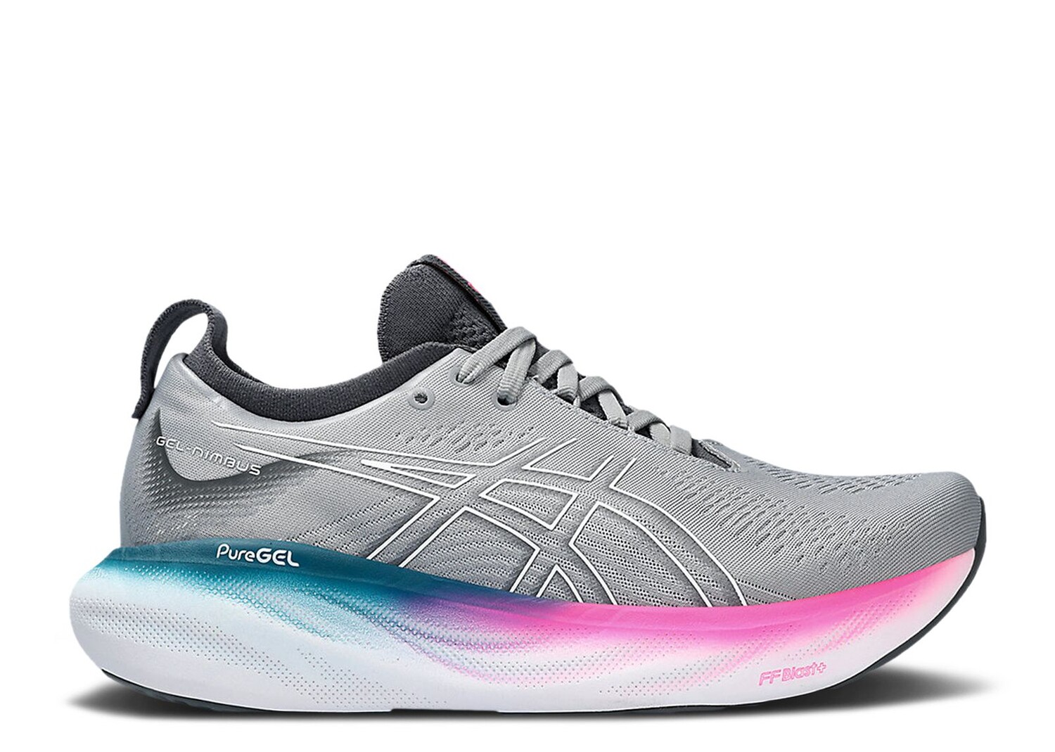 

Кроссовки ASICS Wmns Gel Nimbus 25 Wide 'Sheet Rock Pink Rave', серый