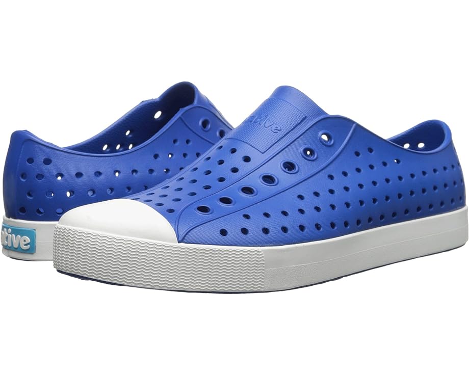 Кроссовки Native Shoes Jefferson Slip-on Sneakers, цвет Victoria Blue/Shell White