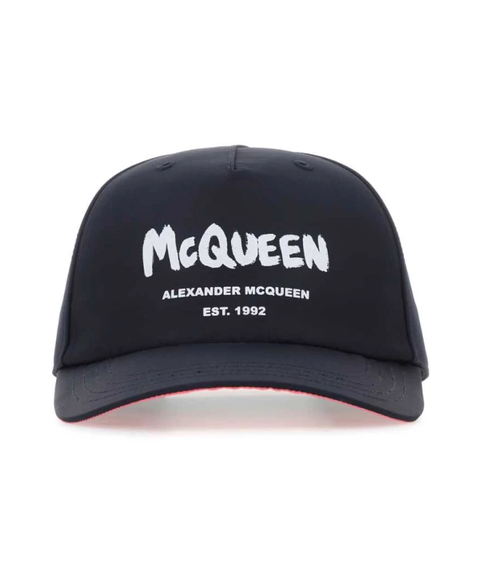 

Бейсболка из полиэстера Alexander Mcqueen, синий
