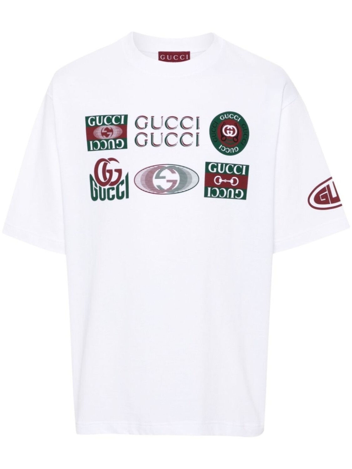 

Gucci футболка с логотипом, белый
