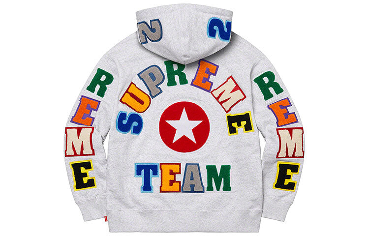

Толстовка Supreme, пепельно - серый