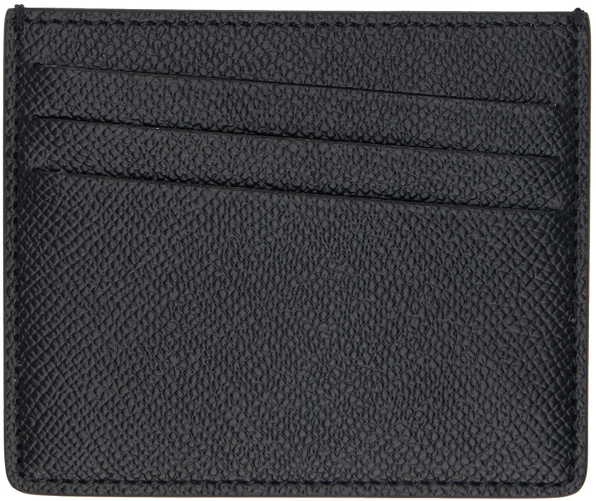 

Черная визитница с четырьмя стежками Maison Margiela, цвет Black
