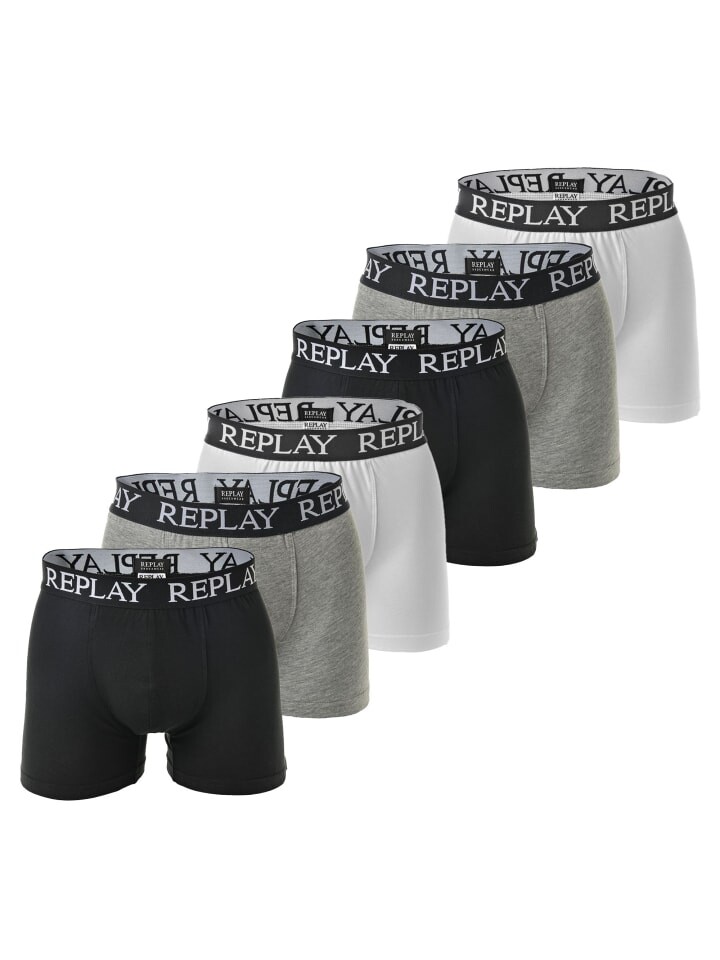 

Боксеры Replay short 6er Pack, цвет schwarz/grau/weiß