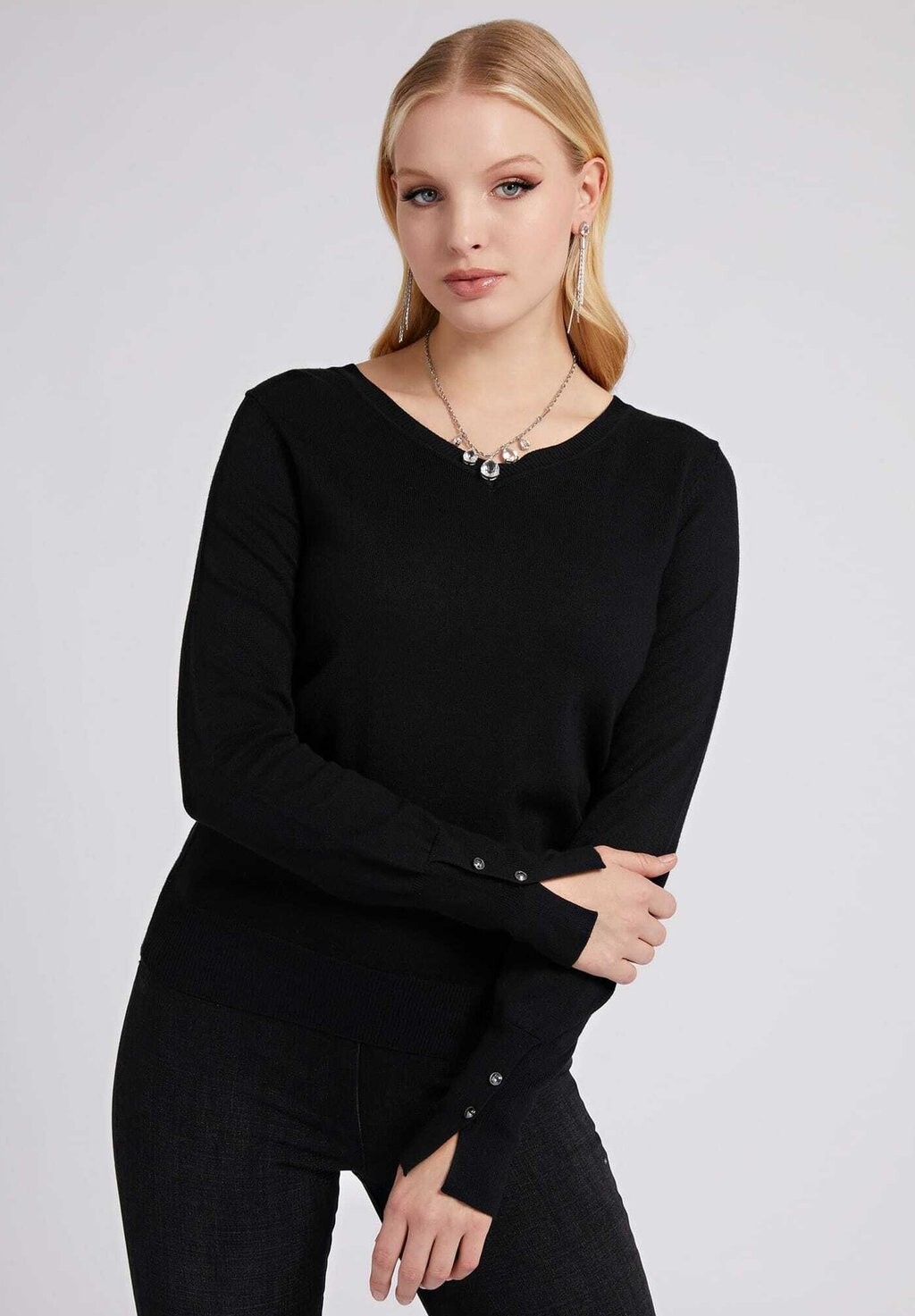 

Свитер Guess Gena, черный