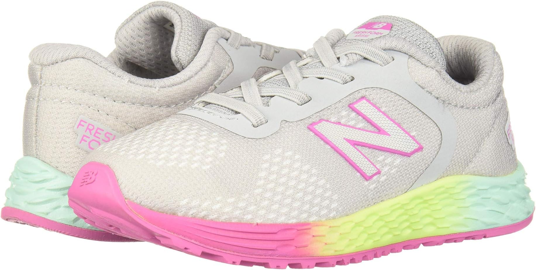 

Кроссовки Arishi v2 Bungee New Balance, цвет Light Aluminum/Rainbow