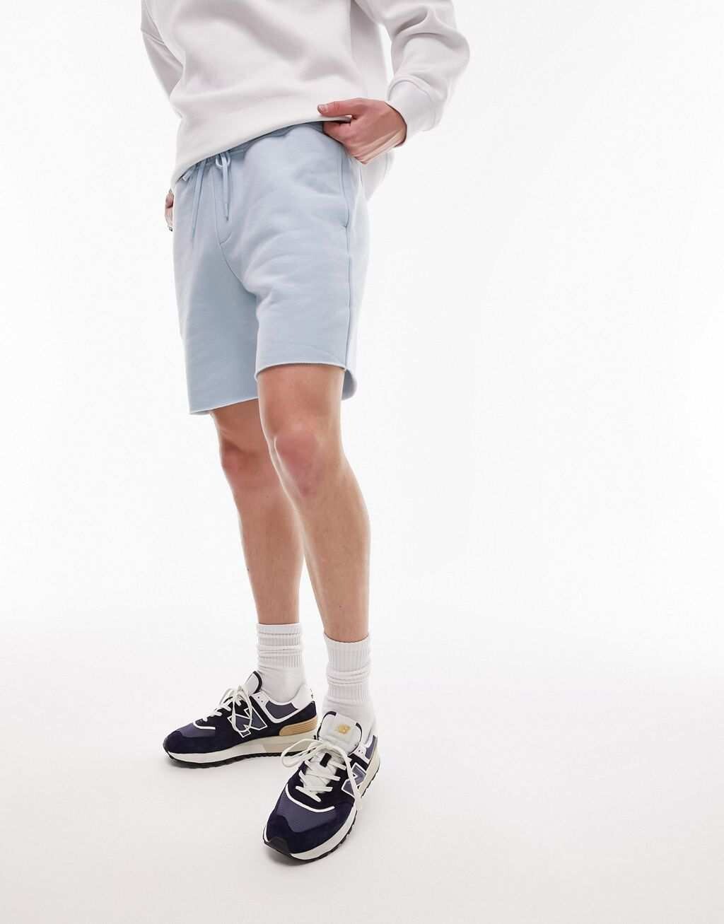 

Синие классические шорты Topman