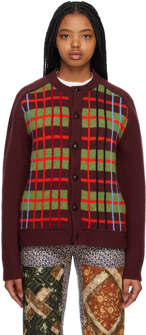 

Кардиган Bode Brown & Green County