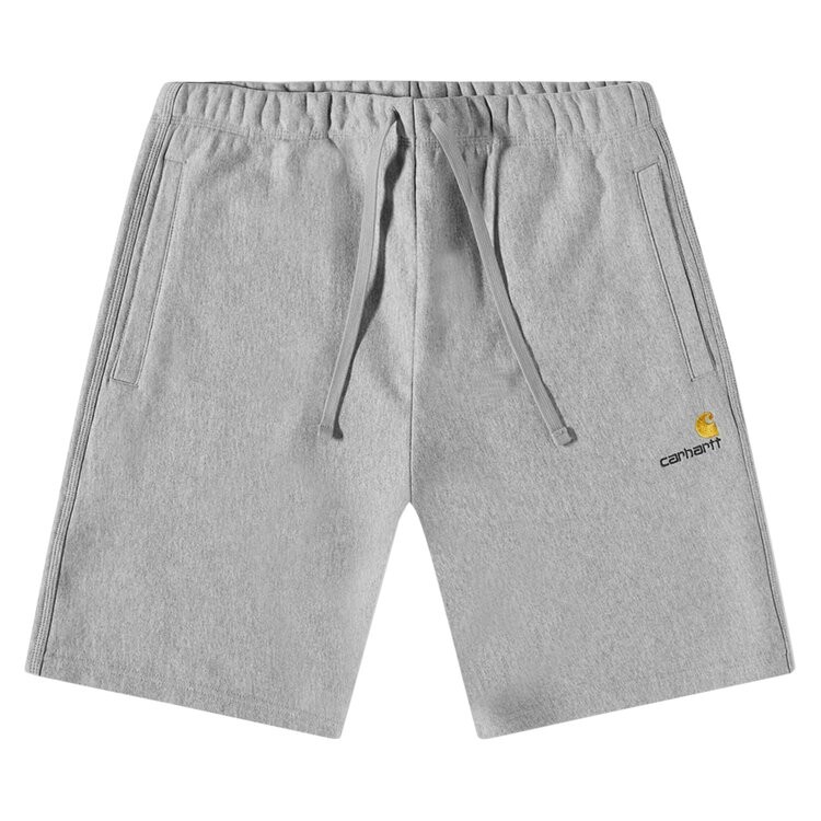 

Шорты Carhartt WIP American Script Sweatshort, серый