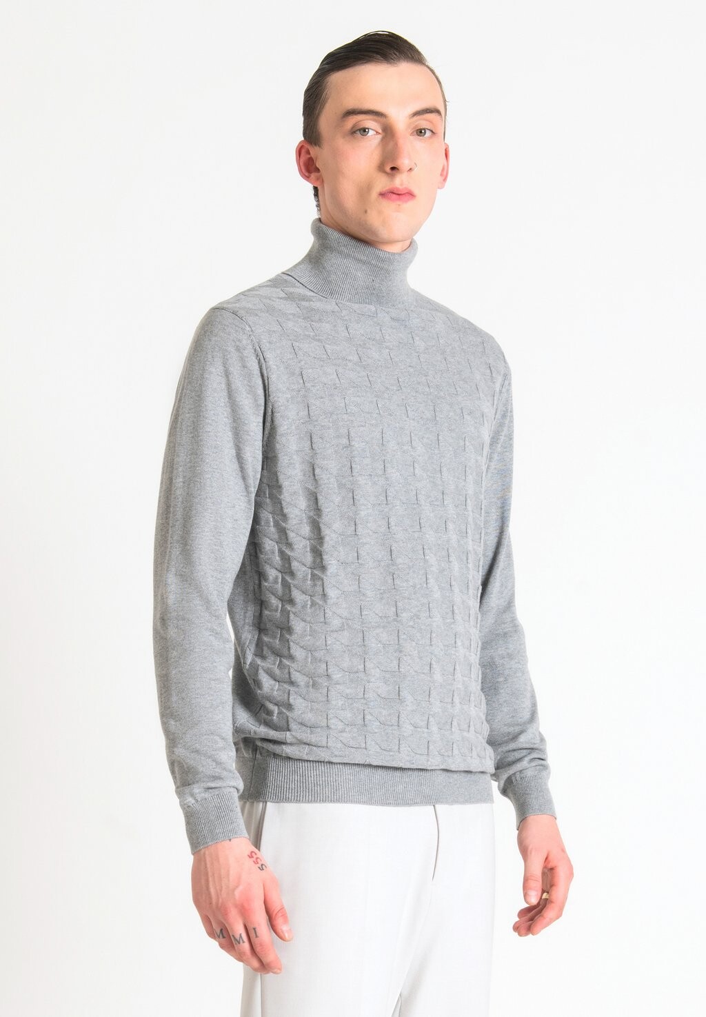 

Свитер REGULAR FIT IN пряжа Antony Morato, цвет steel grey
