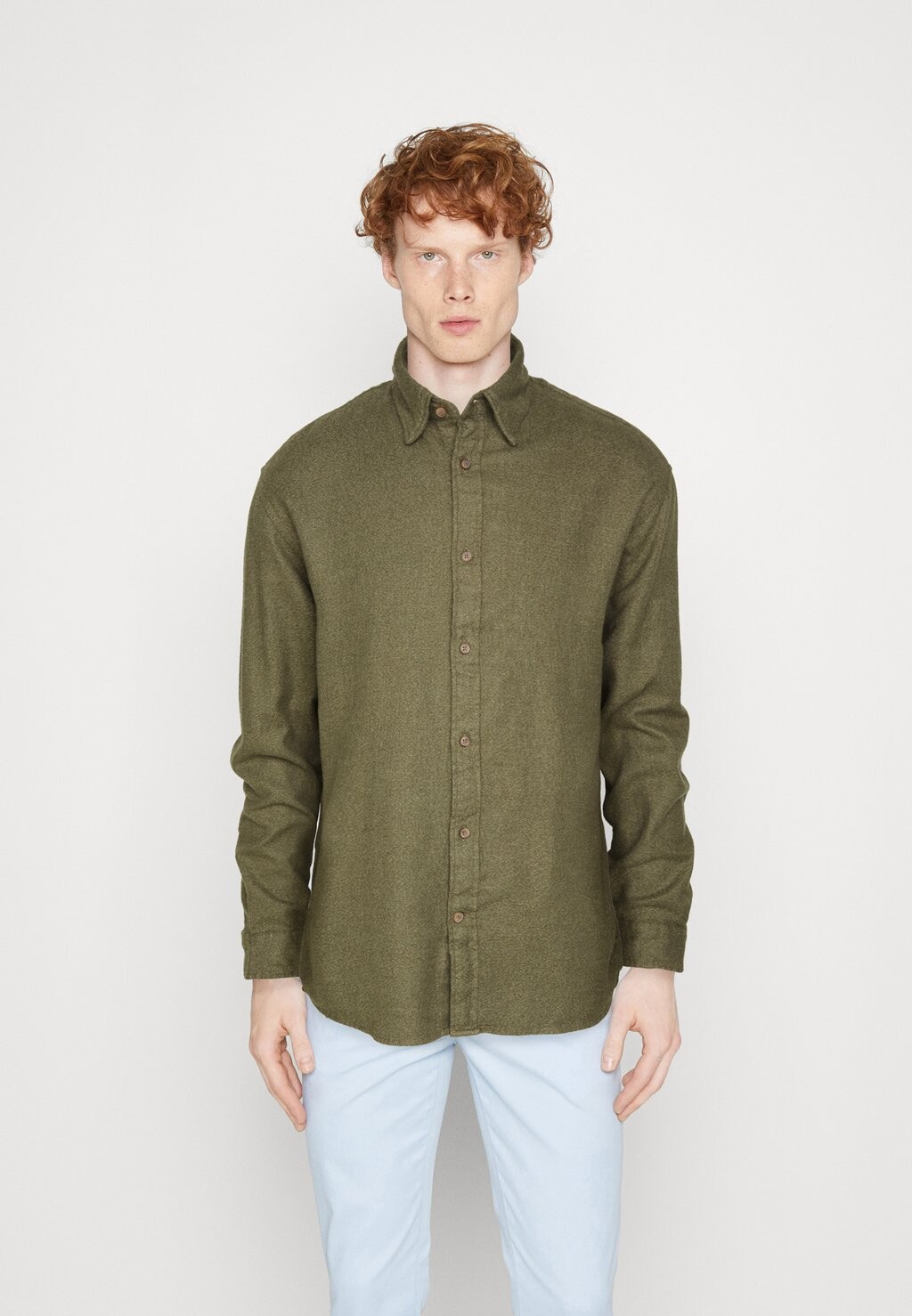 

Рубашка REGOWEN TWIST Selected Homme, цвет forest night