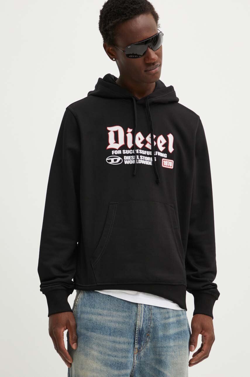

Толстовка Diesel S-GINN-HOOD-K45, черный
