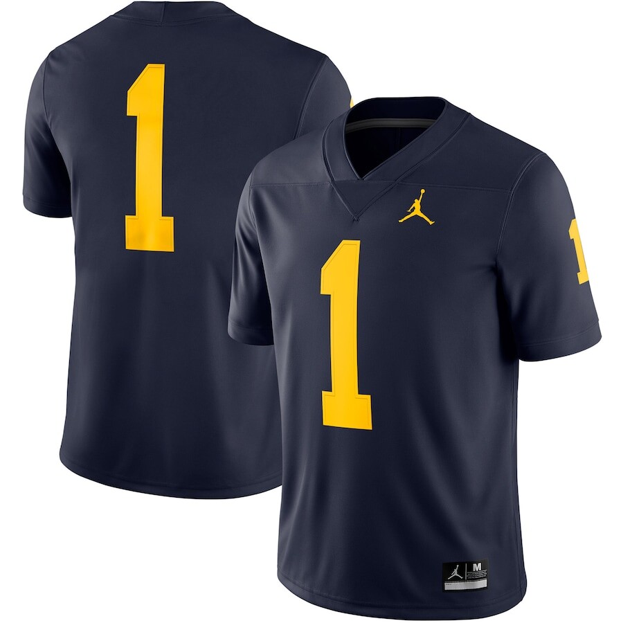 

Джерси Jordan Brand Michigan Wolverines, нави